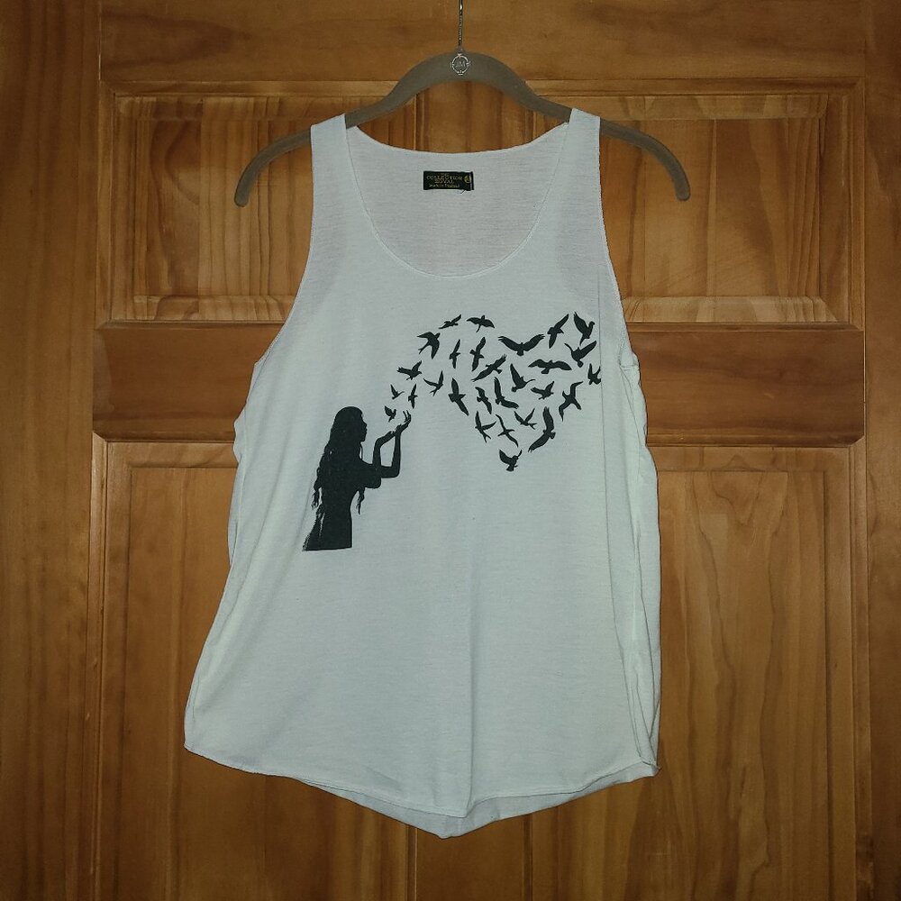 The Collection Royal White Tank Top